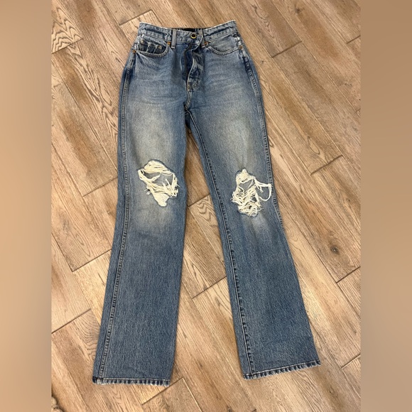 Khaite Danielle distressed jeans size 26 - Picture 3 of 5